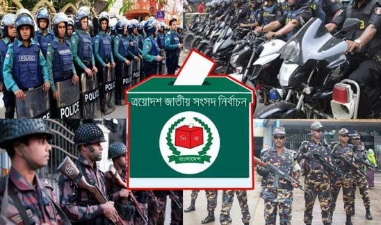 নির্বাচন সামনে রেখে টানা ৯ দিন বিশেষ বাহিনীর কড়া নিরাপত্তা